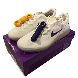 Nike SB Nyjah Free 2 Shoes NBA Los Angeles Lakers DA3439-100 Size 9.5
